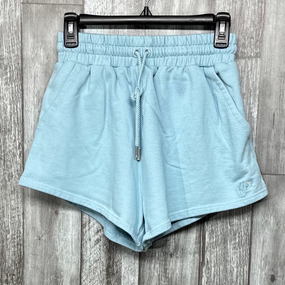 For Love and Lemons Baby Blue Harper Sweat Shorts [Q8] - Picture 2 of 11